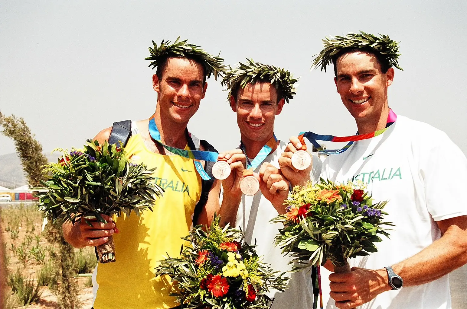 Stewart Brothers Bronze medallists Athens Olympics