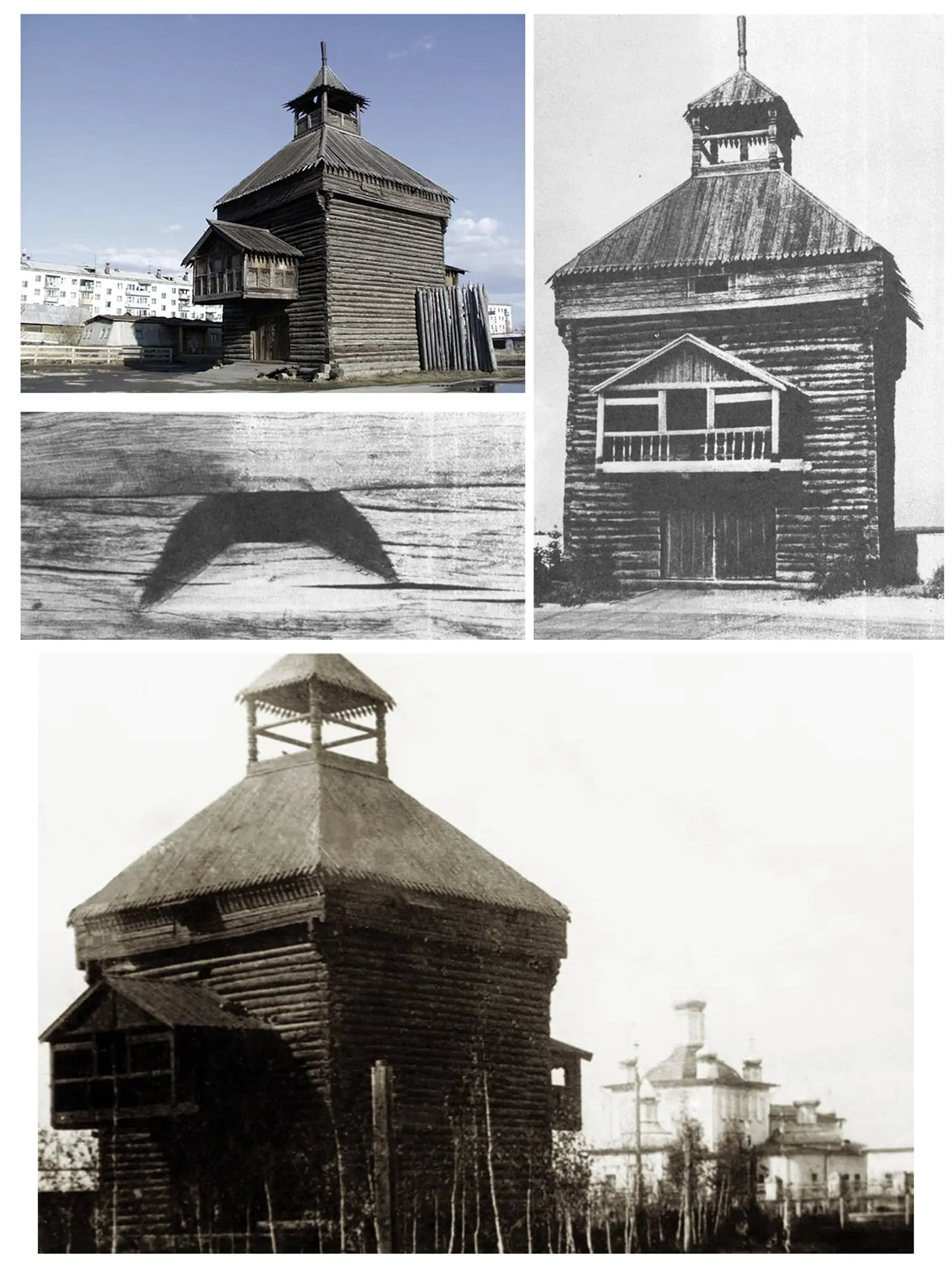 Надбрамна башта Якутського острогу. Надбрамна башта Якутського острогу.