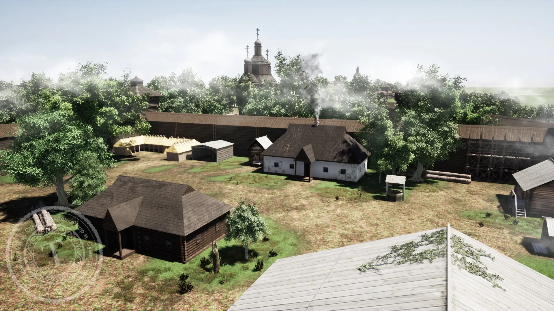 В середині замка В середині замка