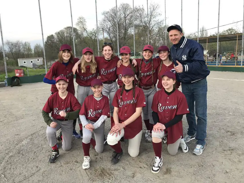 дівчата, софтбол дівчата, софтбол