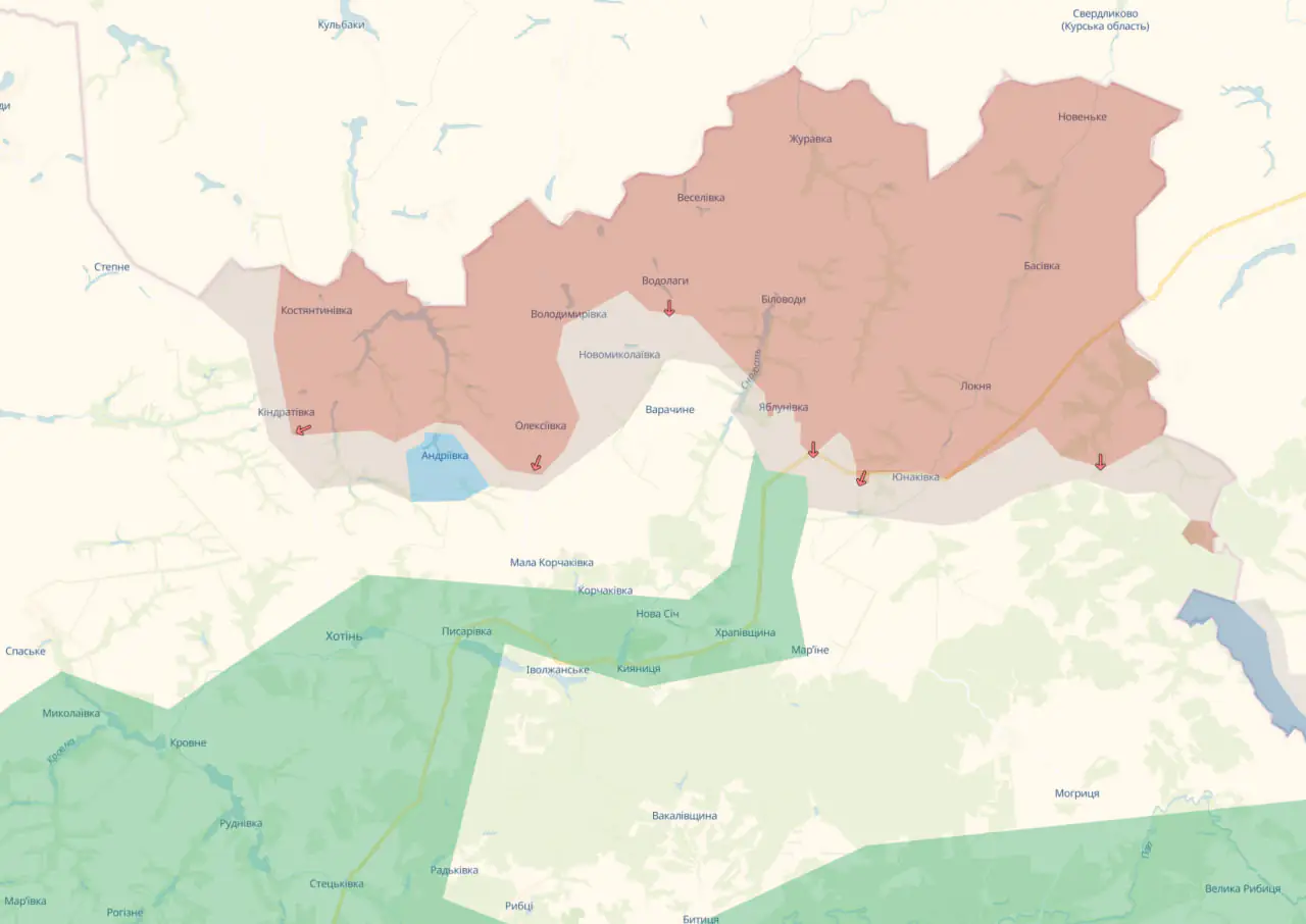 територія прикордонної Смущини на мапі діп стейт станом на 3 липня