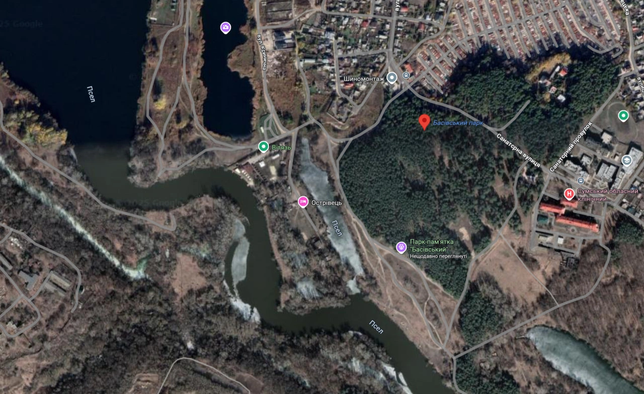 Територія Басівського парку