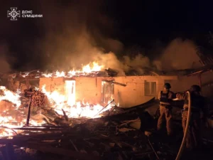 У Бурині пошкоджені будинки та гаражі