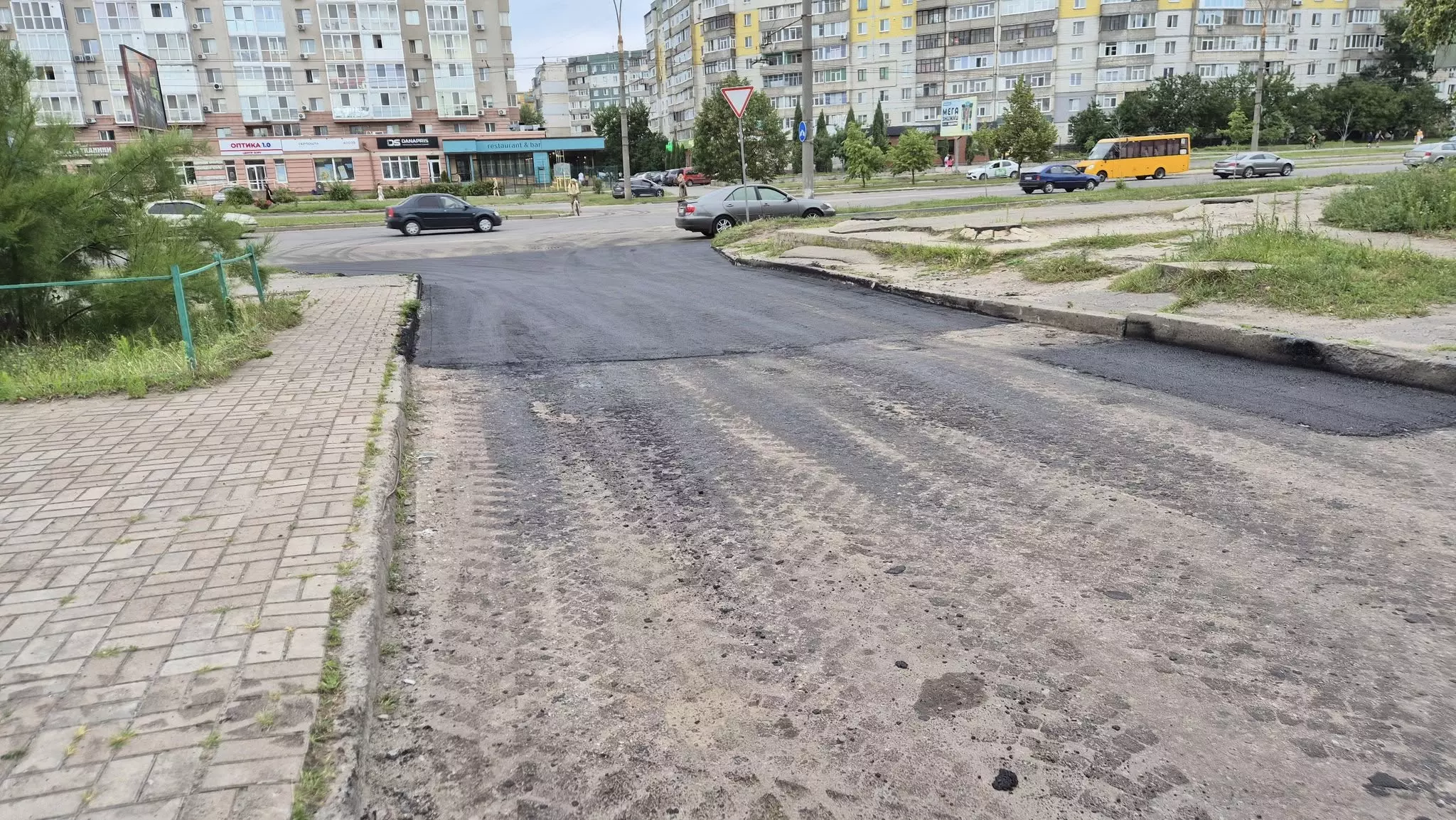 Зроблена дорога в Сумах Зроблена дорога в Сумах