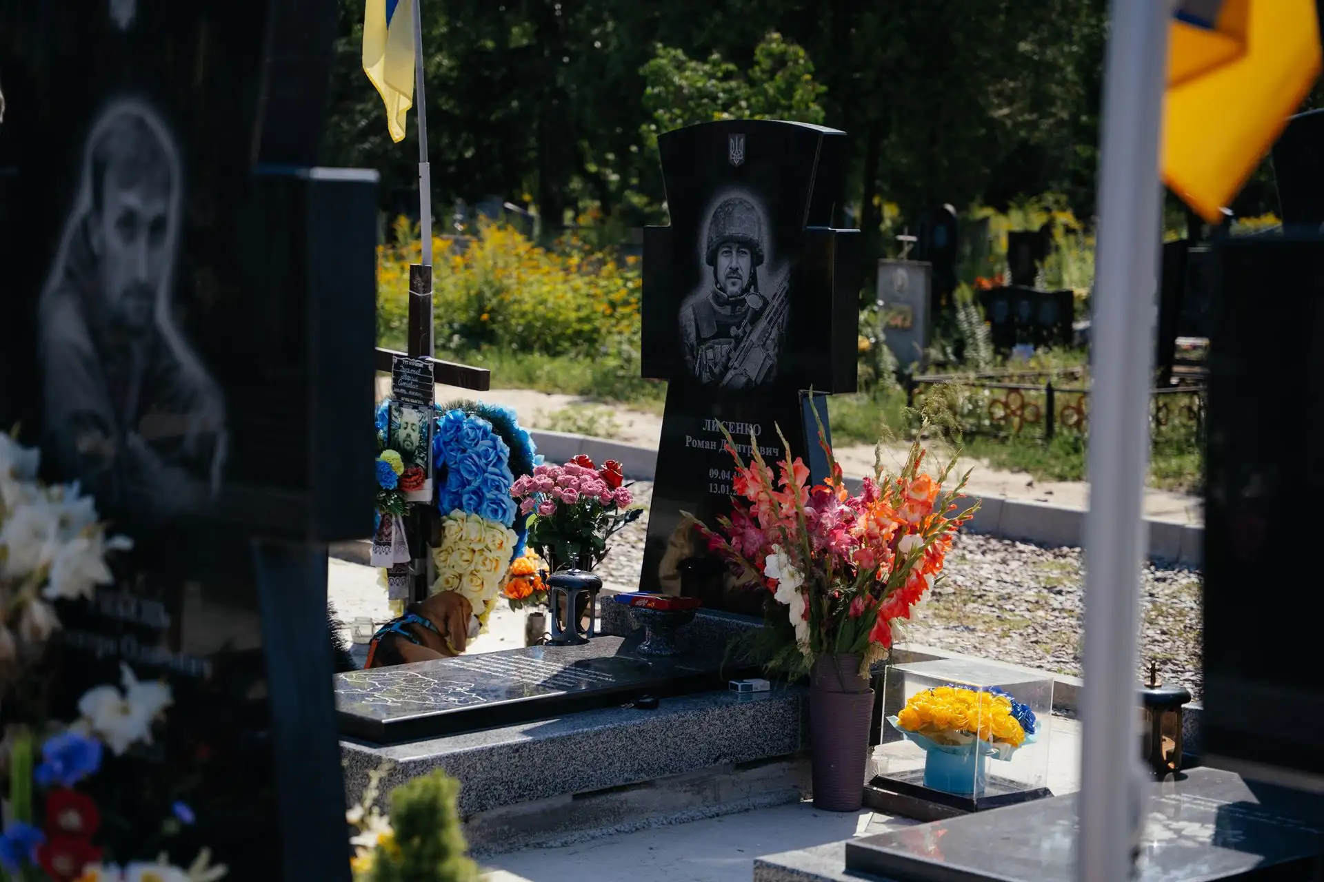 Могила Романа Лисенка в Сумах