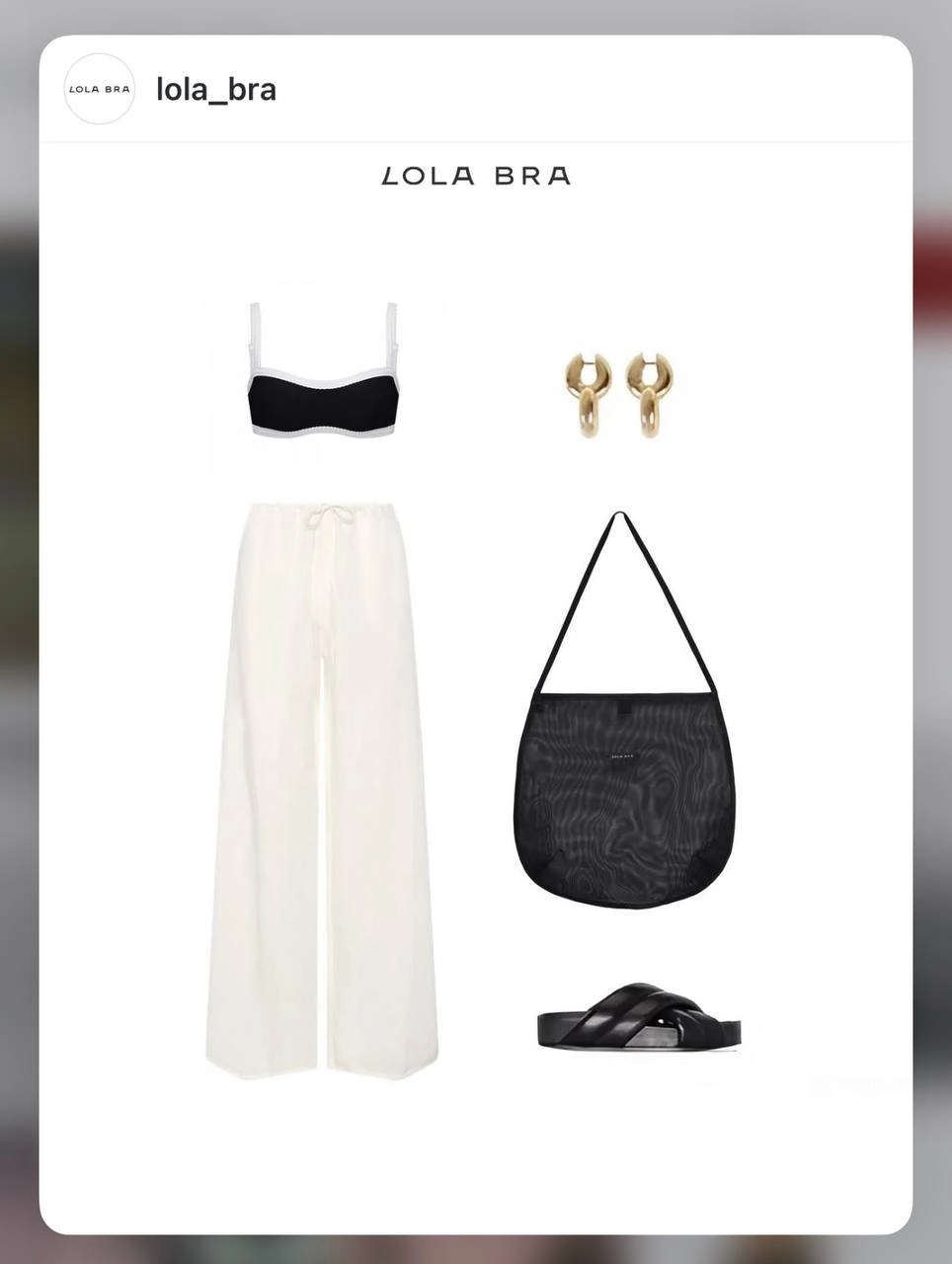 Образ з одягом бренду Лола бра