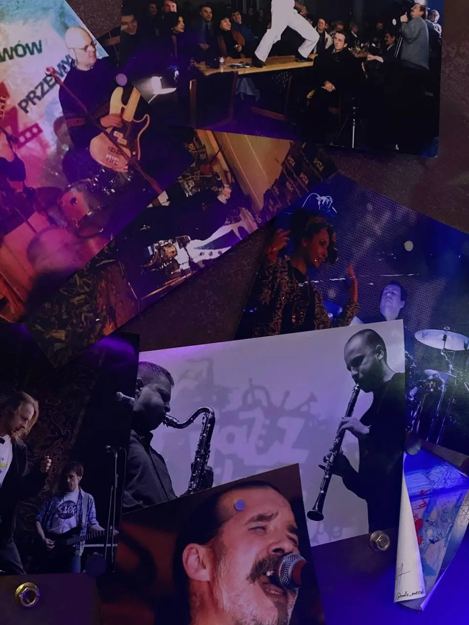 Стіни арт-простору «Дзиґа» прикрашені фотографіями відомих музикантів