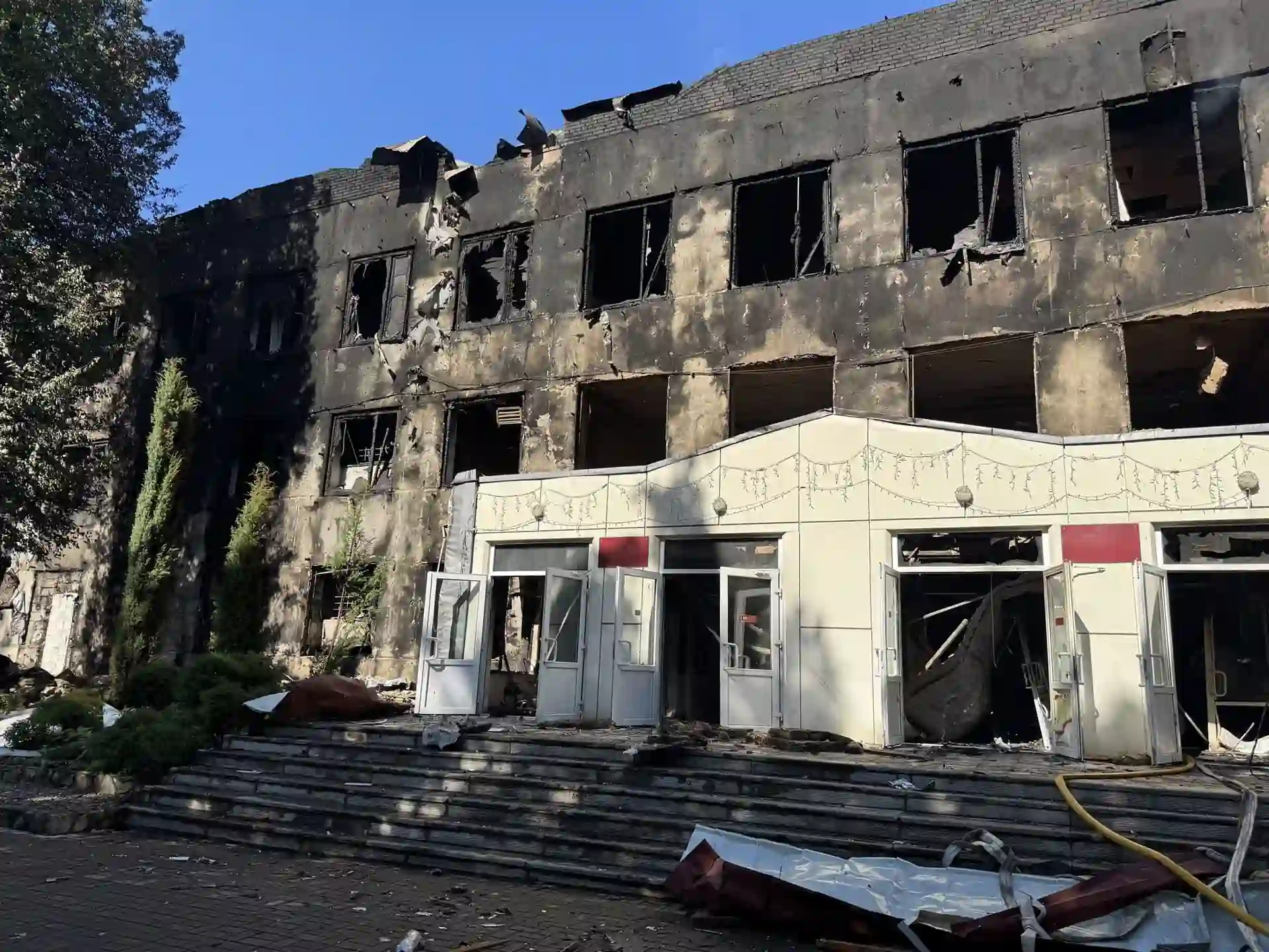 poshkodzhennya vnaslidok udaru rf Пошкодження нового корпусу СумДУ