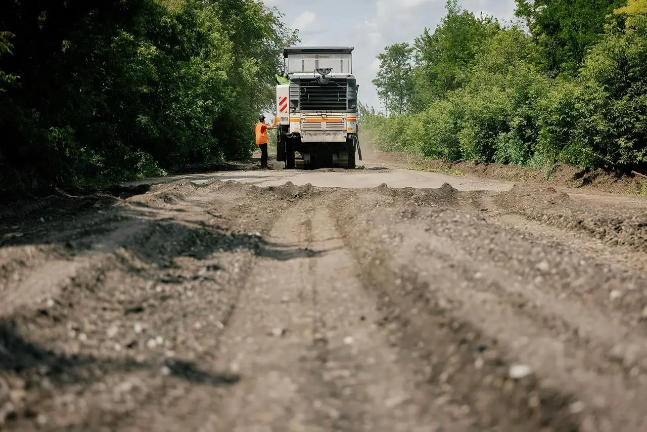 Ремонт дороги Суми-Полтава
