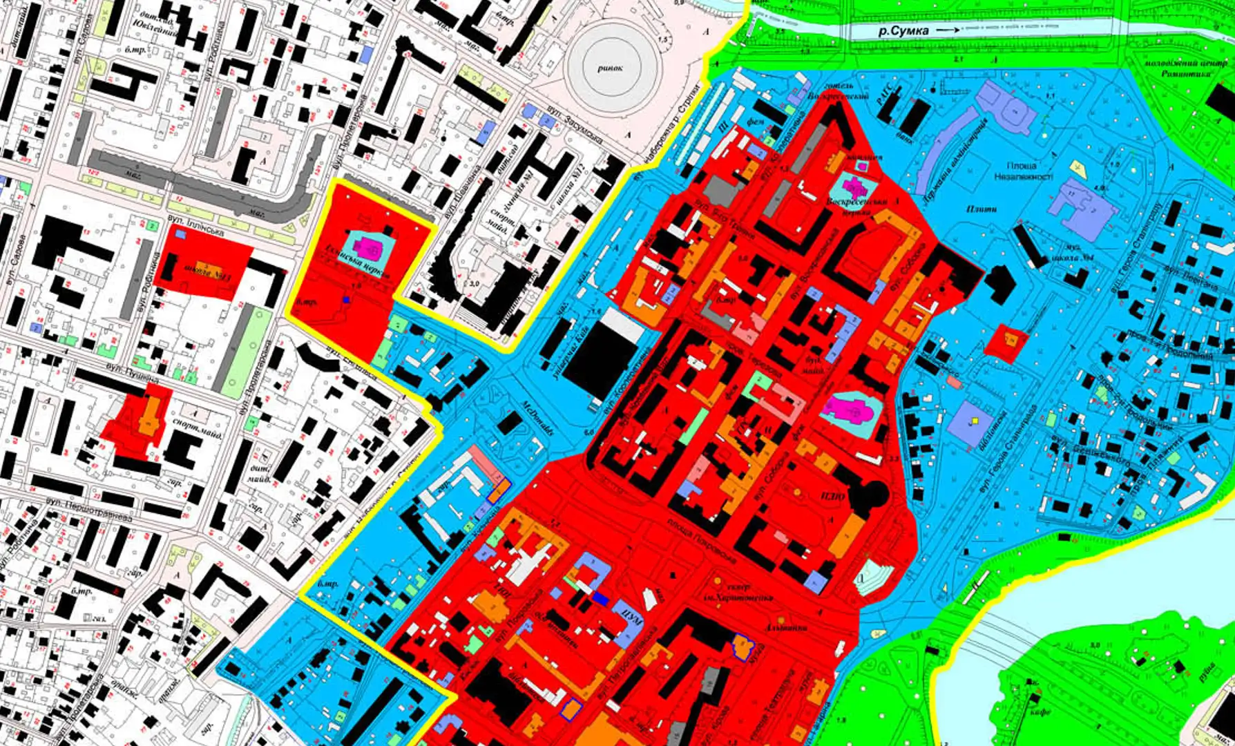 sumy budivnytstvo torhovoho tsentru 1 Територія майбутнього ТРЦ Сумах, є історичною частиною міста й охороняється законом