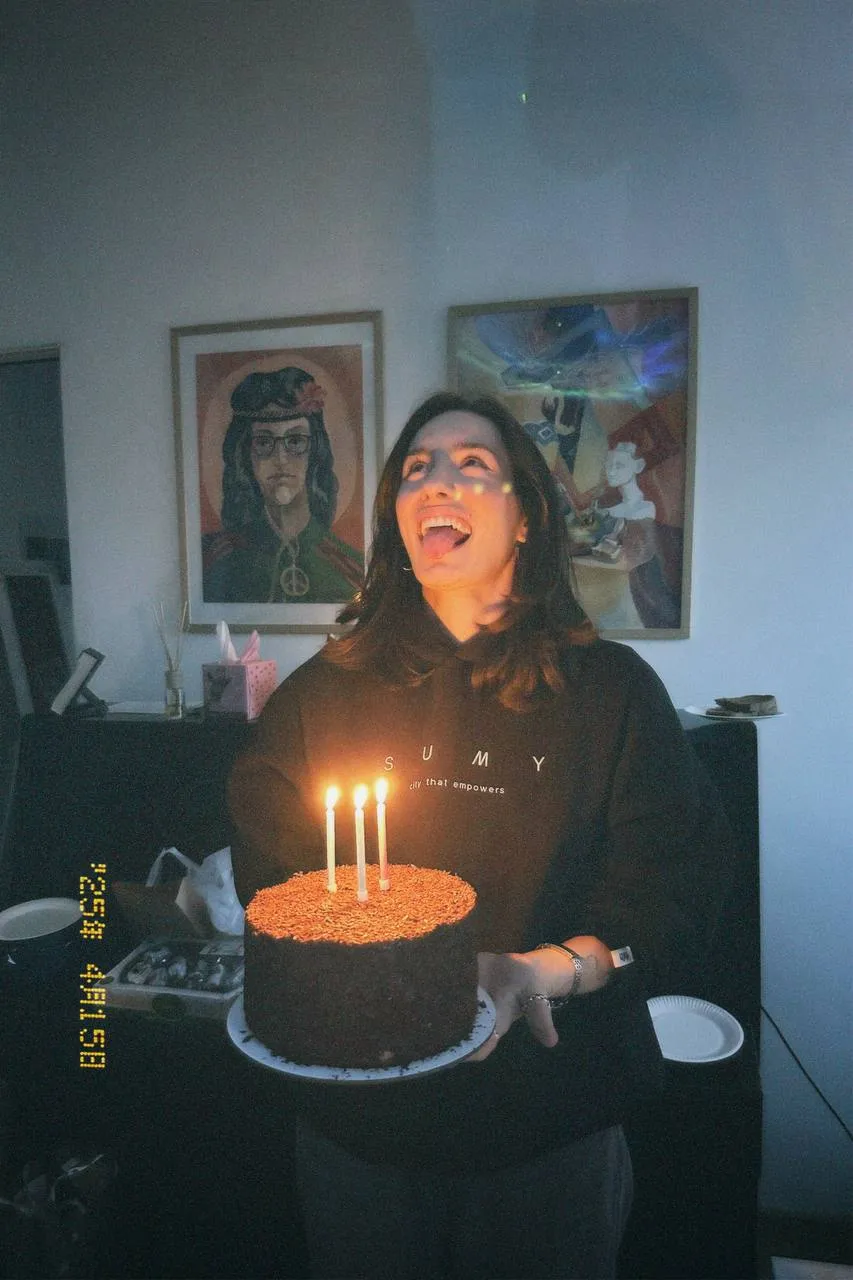 Веганський торт, який спекла сум'янка