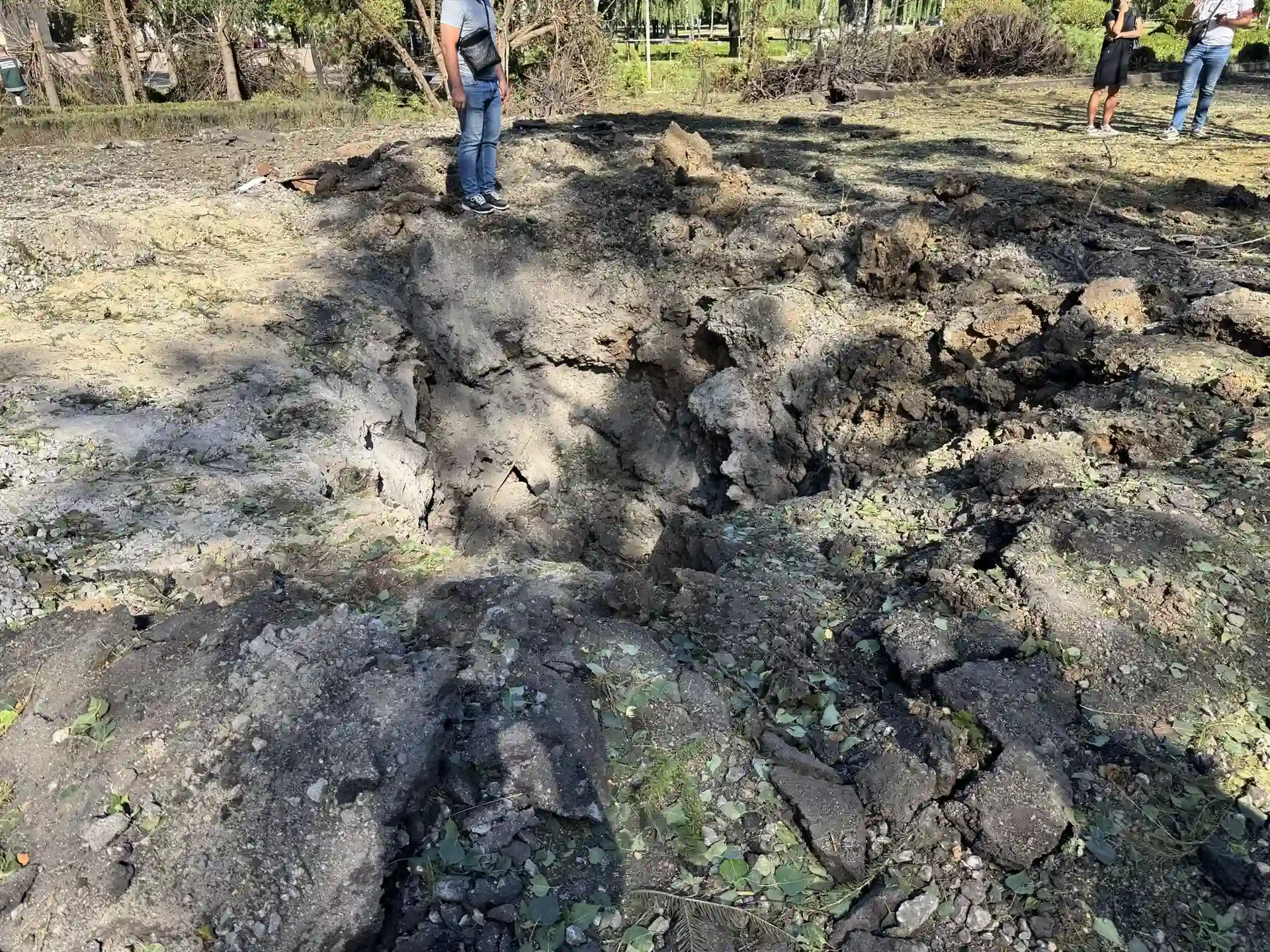 vyrva vid rakety Вирва від російської ракети