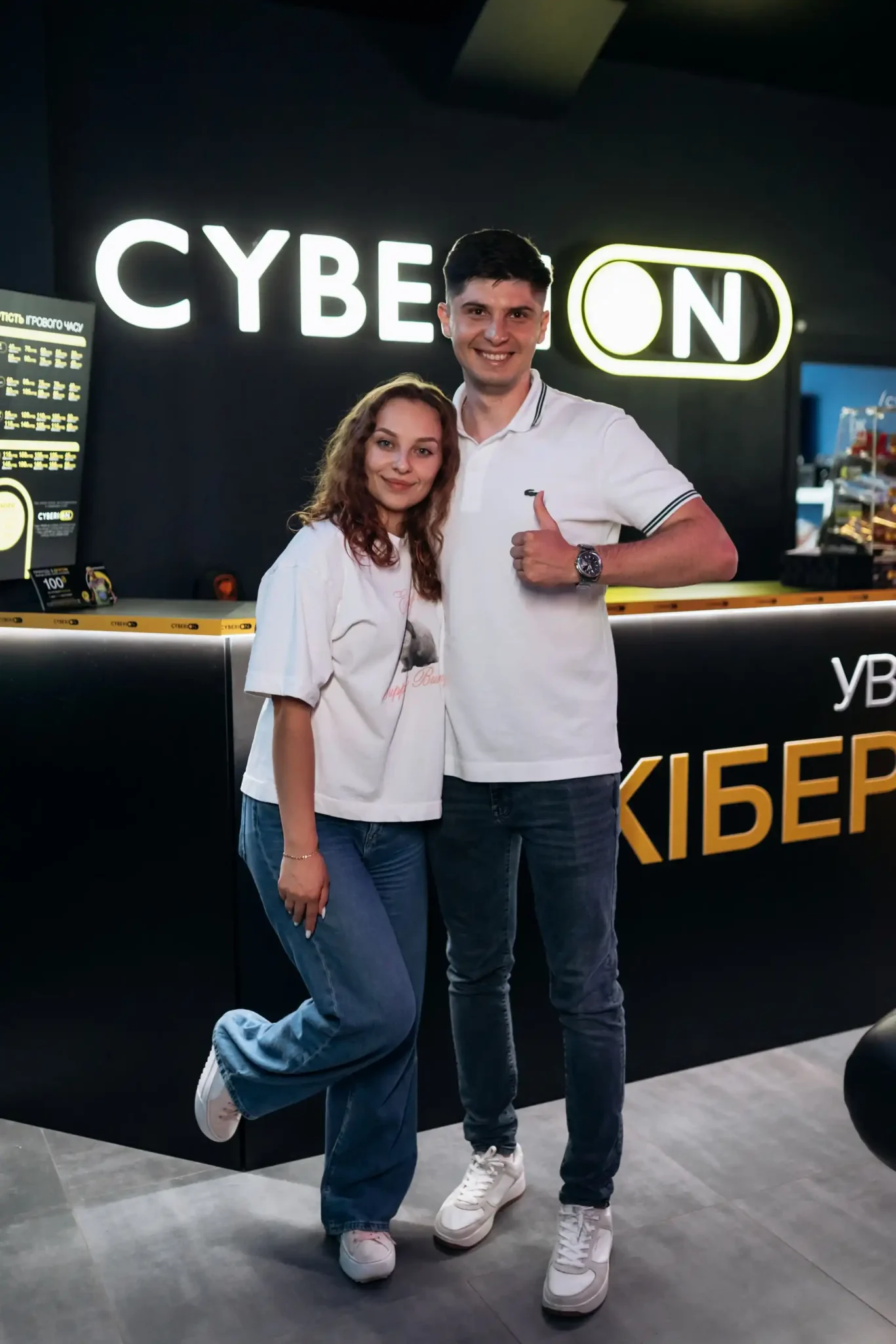 zasnovnyky kiberklubu syberion u sumakh Засновники кіберклубу Cyberion Юлія та Олексій Даценки