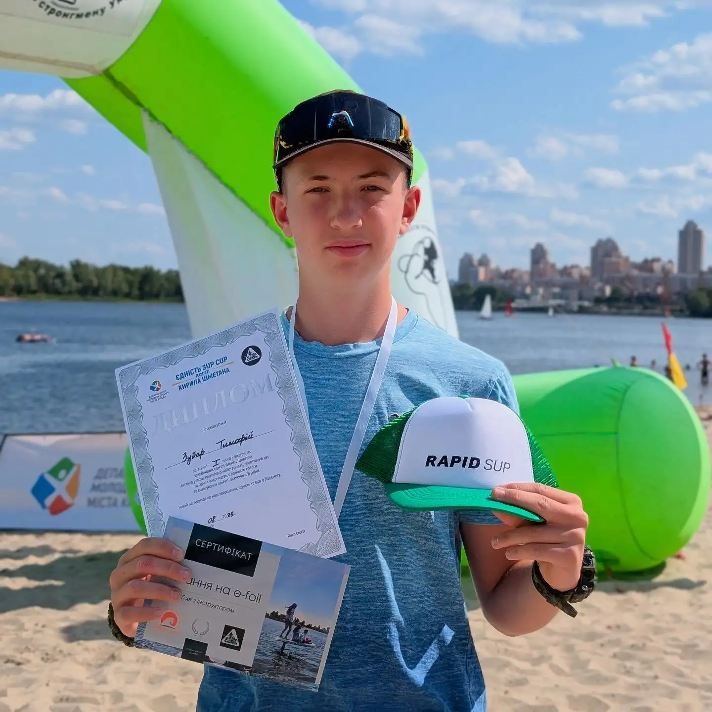 zubar tymofii peremozhec Тимофій Зубар на змаганнях «Єдність Sup Cup пам'яті Кирила Шметана»
