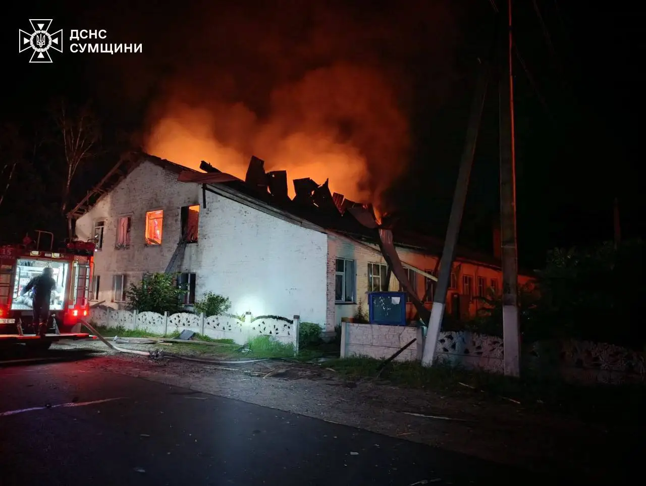 ataka znob novhorodska hromada serpen Наслідки ворожого обстрілу адміністративного приміщення та будинку культури у Зноб-Новгородській громаді 9 серпня