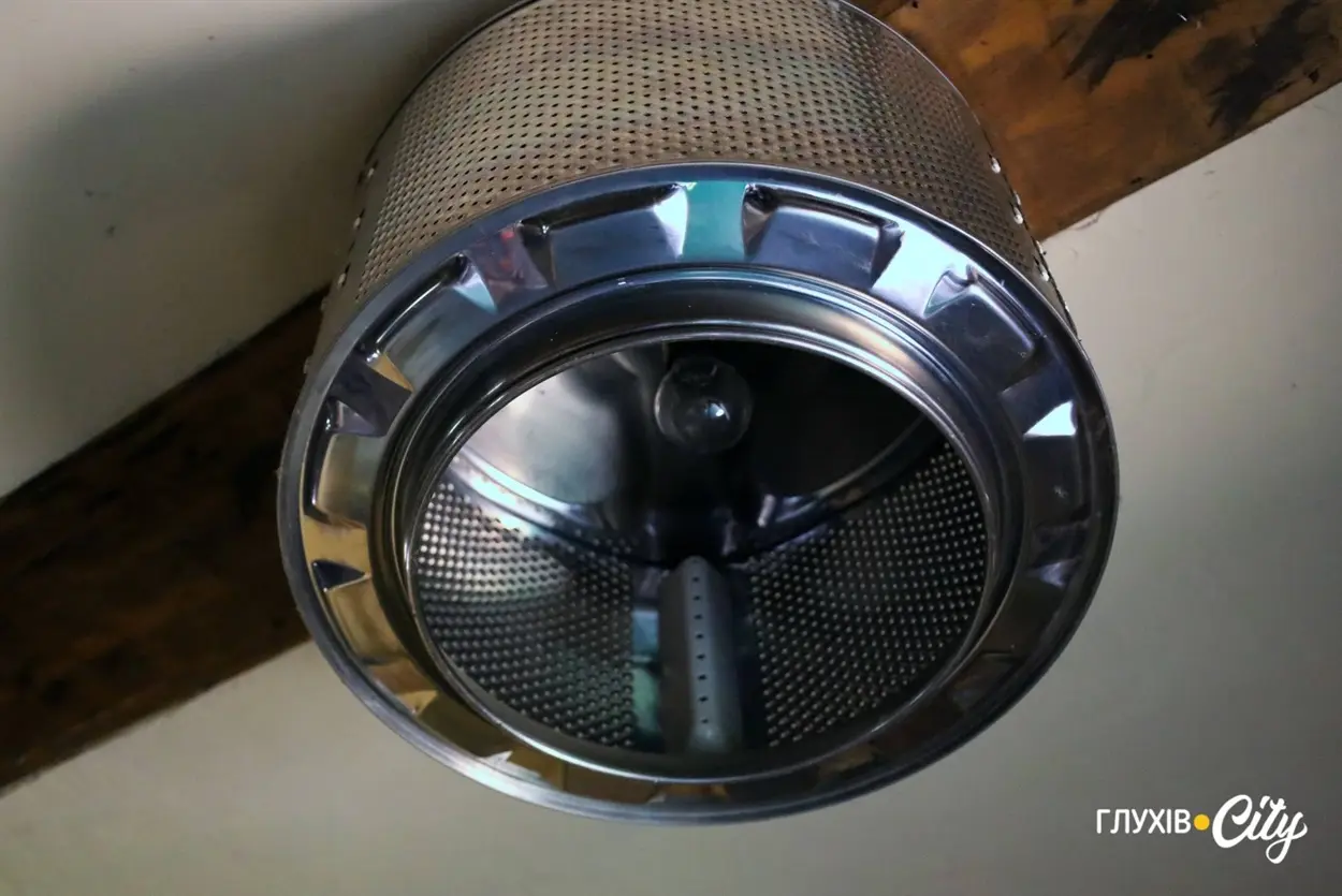 люстра з барабану пральної машинки