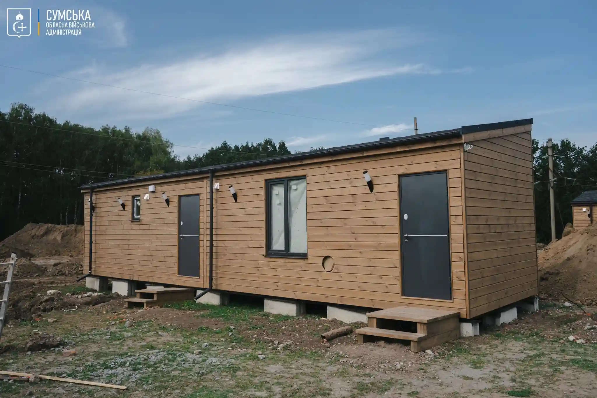 Будинок у модульному містечку в Липовій Долині