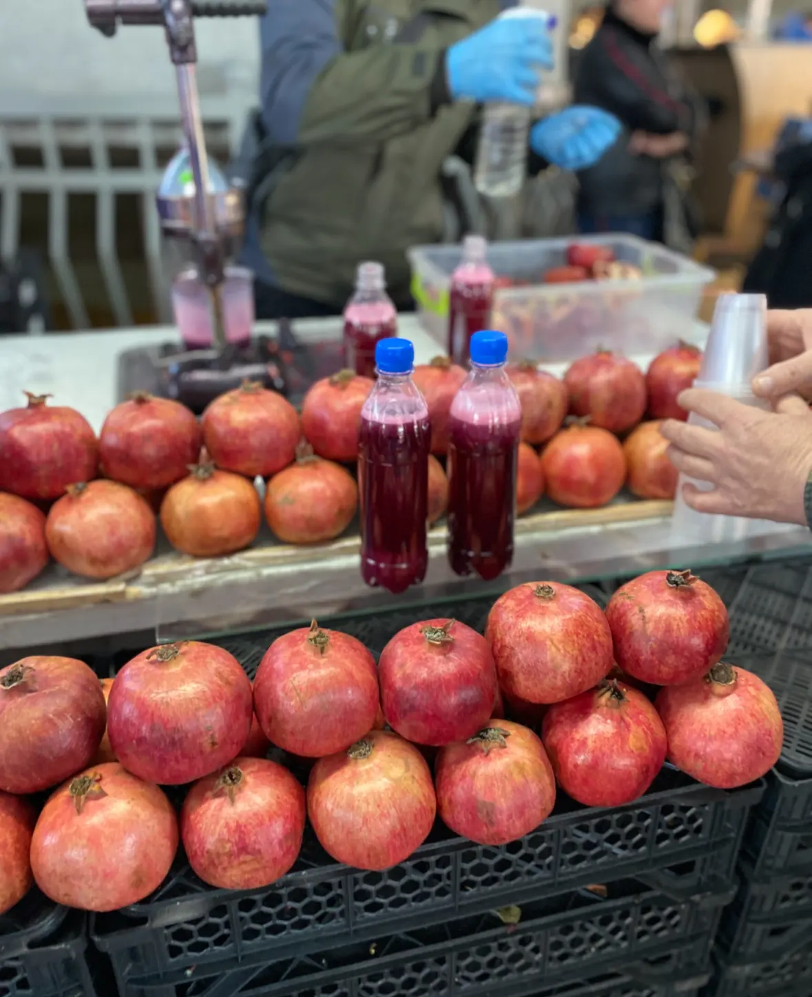 hranatovyy sik na prylavku