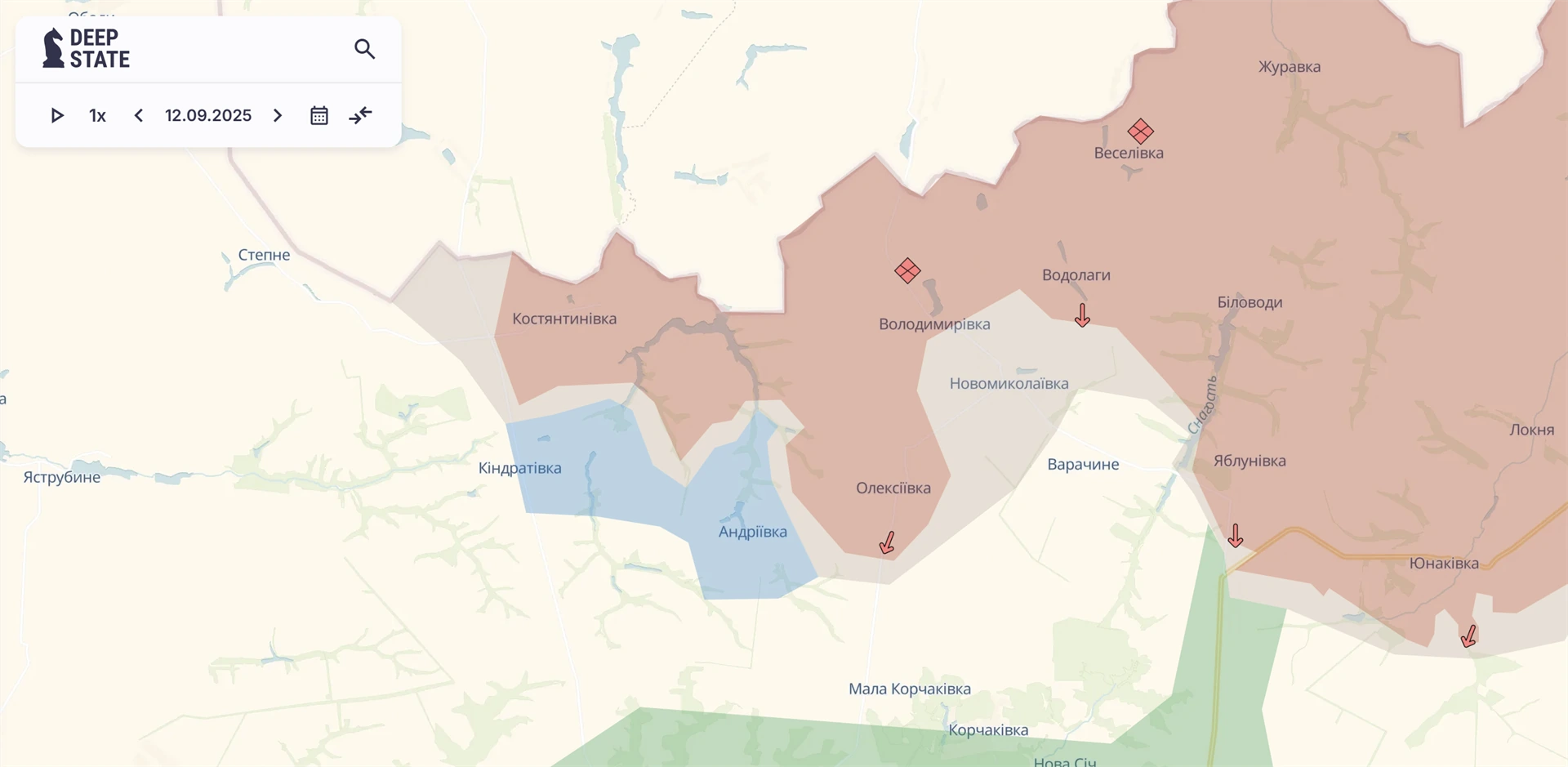 okupovana terytoriya bilya kostyantynivky na sumshchyni 12 veresnya Окупована територія біля Костянтинівки на Сумщині