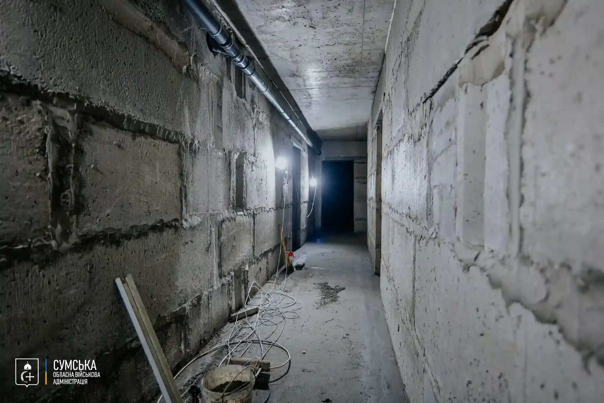 pidval modulne mistechko підвал модульного містечка на Сумщині