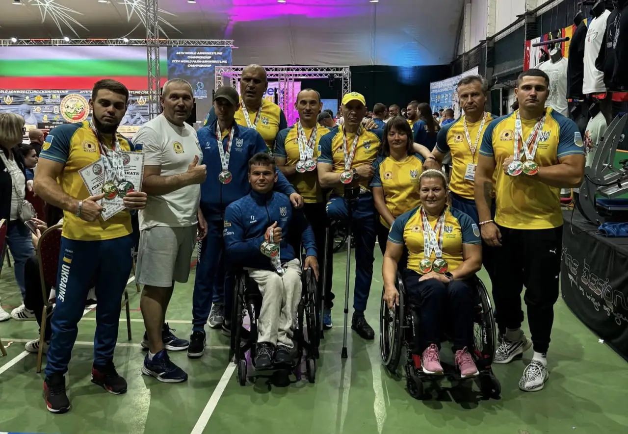сумські спортсмени на чемпіонаті світу з параармрестлінгу в Болгарії