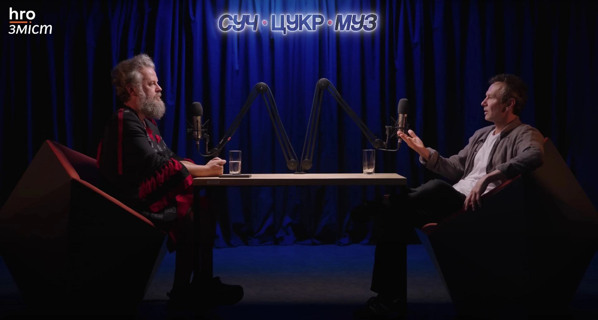svyatoslav vakarchuk i albert tsukrenko v podkasti suchtsukrmuz Святослав Вакарчук і Альберт Цукренко в подкасті СучЦукрМуз