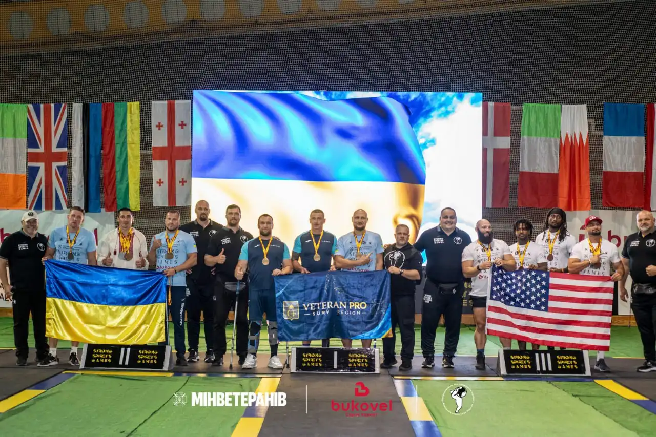 veteran pro sumy Сумські спортсмени на Strong Spirit's Games