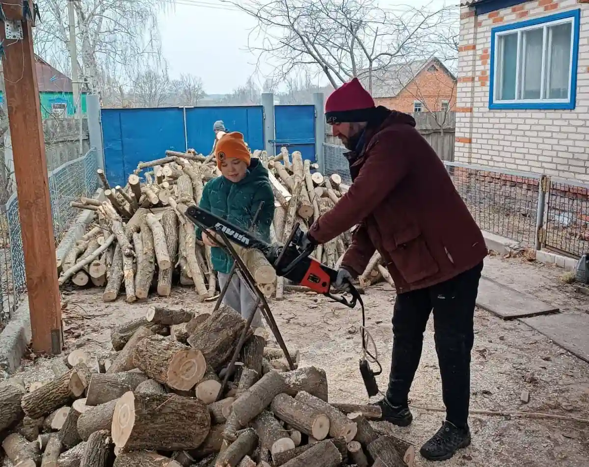 veteran vitaliy zi svoyim synom Ветеран Віталій Баличев зі своїм сином