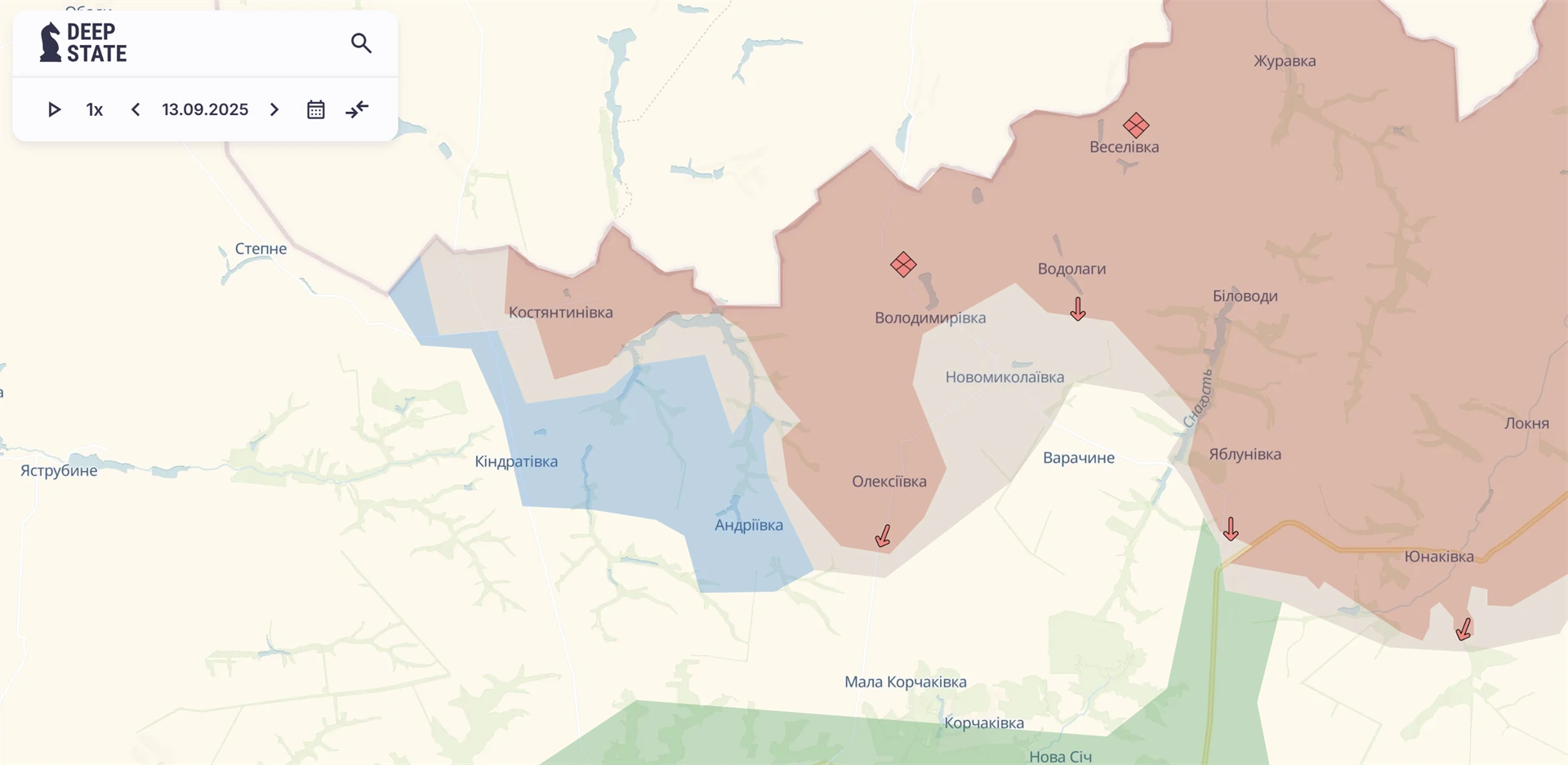 zvil nena terytoriya bilya kostyantynivky na sumshchyni 12 veresnya Звільнена територія біля Костянтинівки на Сумщині