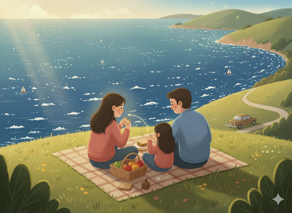 Rodyna na berezi morya Діти мають ейдетичне сприйняття світу. Тобто вони здатні яскраво й точно запам’ятовувати події.