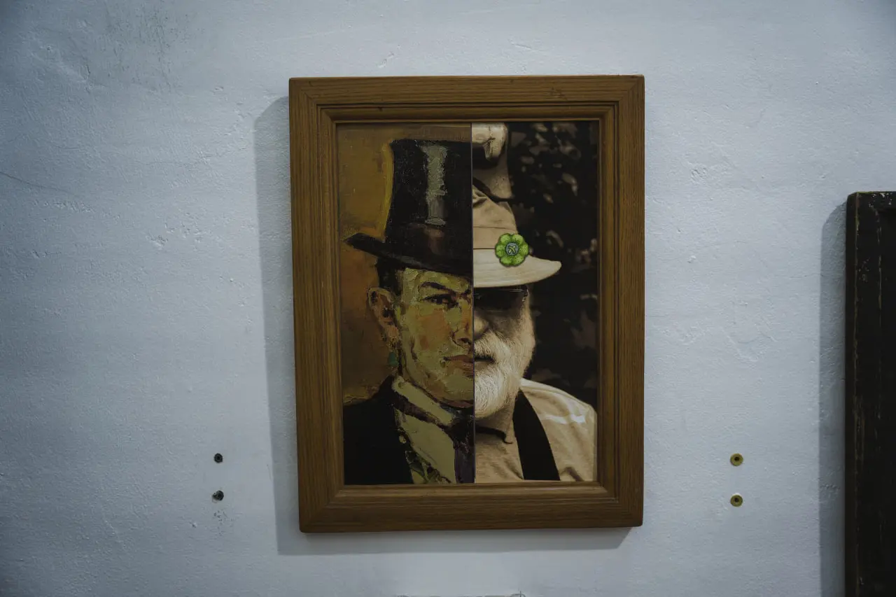 burluk kostur колаж Бурлюка й Леонтія Костура