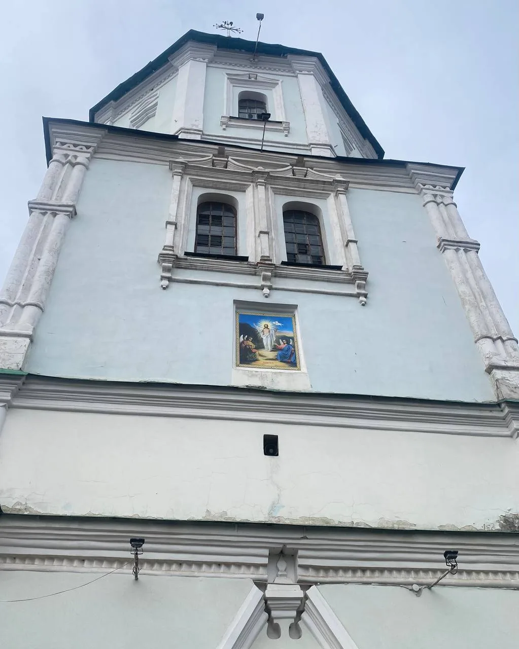 ikona na fasadi soboru ikona na fasadi soboru