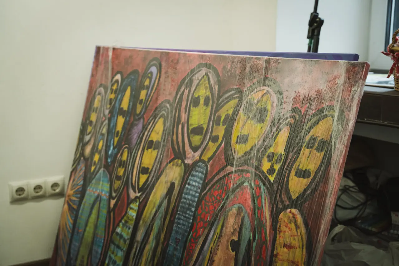 kartyna viyna Картина, яку Ілля Андрющенко створив під час війни