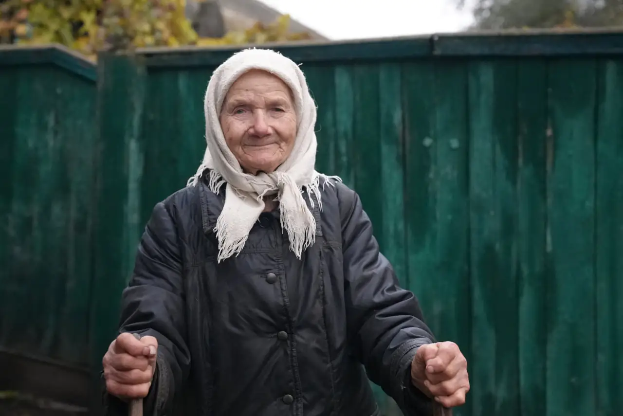 nina z kapitanivky 86-річна жителька села на Сумщині