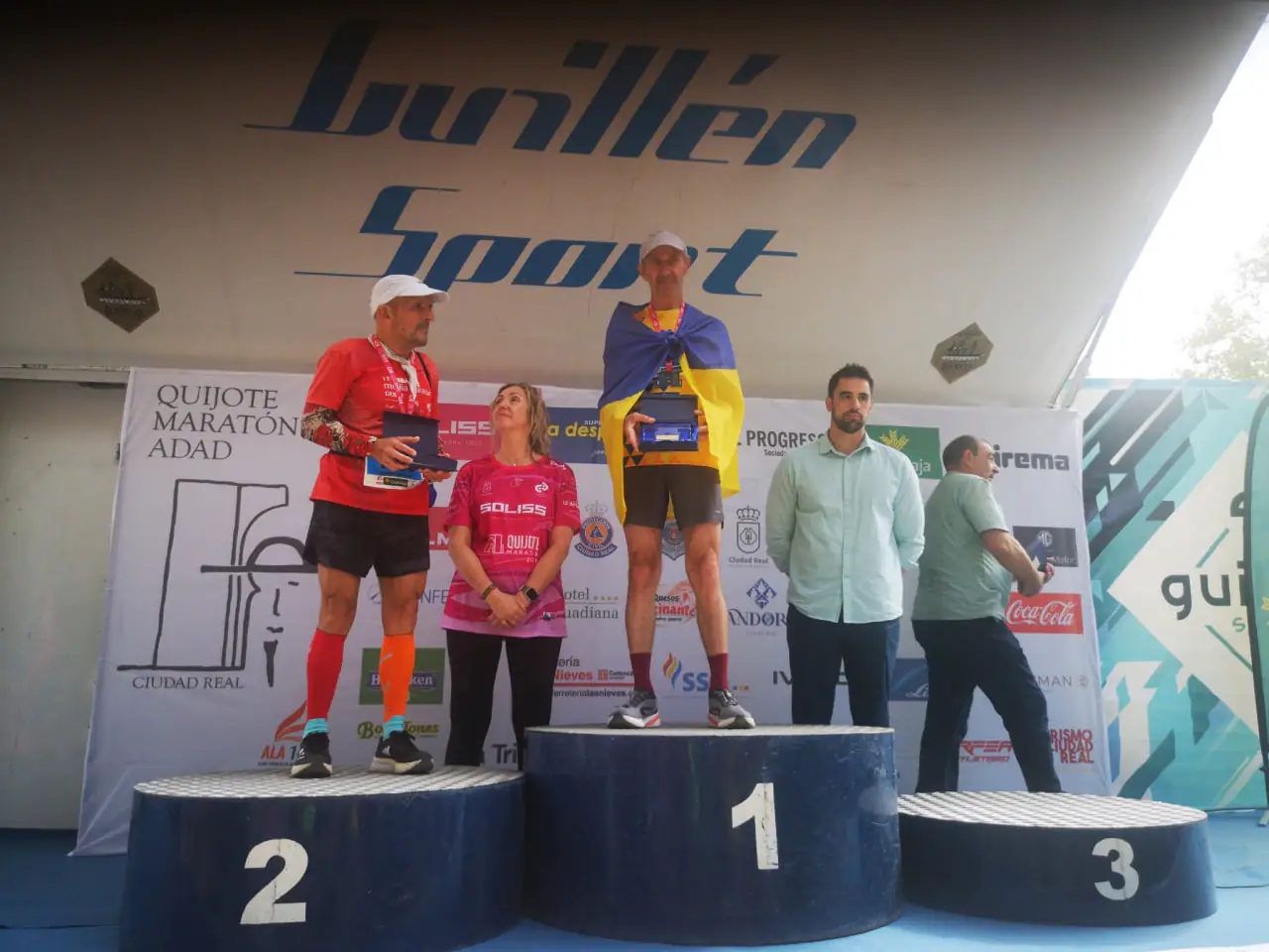 Сергій Панченко на подіумі в Іспанії