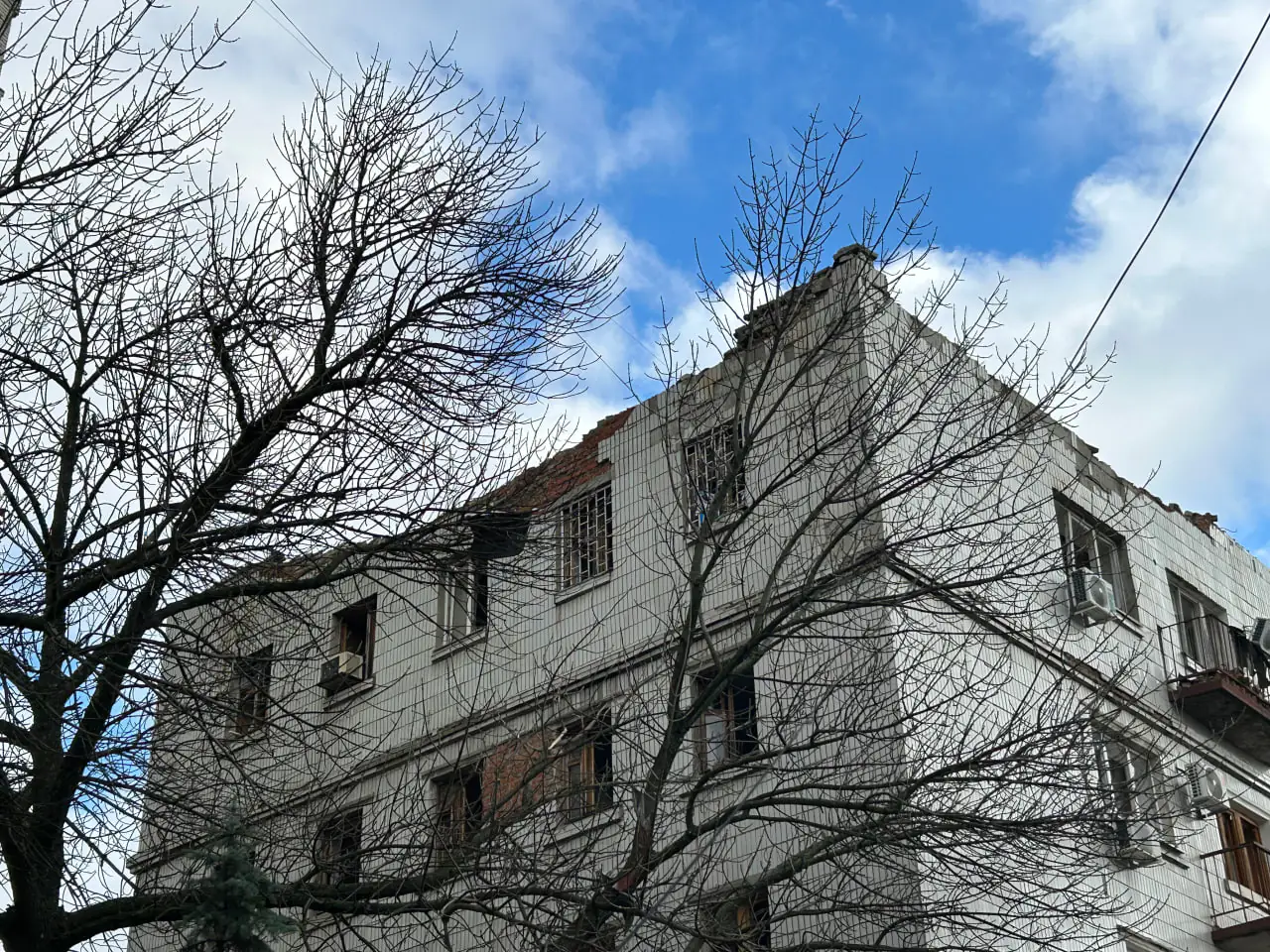 pobliziu vokzalu наслідки обстрілу поблизу вокзалу в Сумах