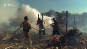 Наслідки ракетного удару по населеному пункту Битицького старостату (Сумський район) зранку 12 вересня