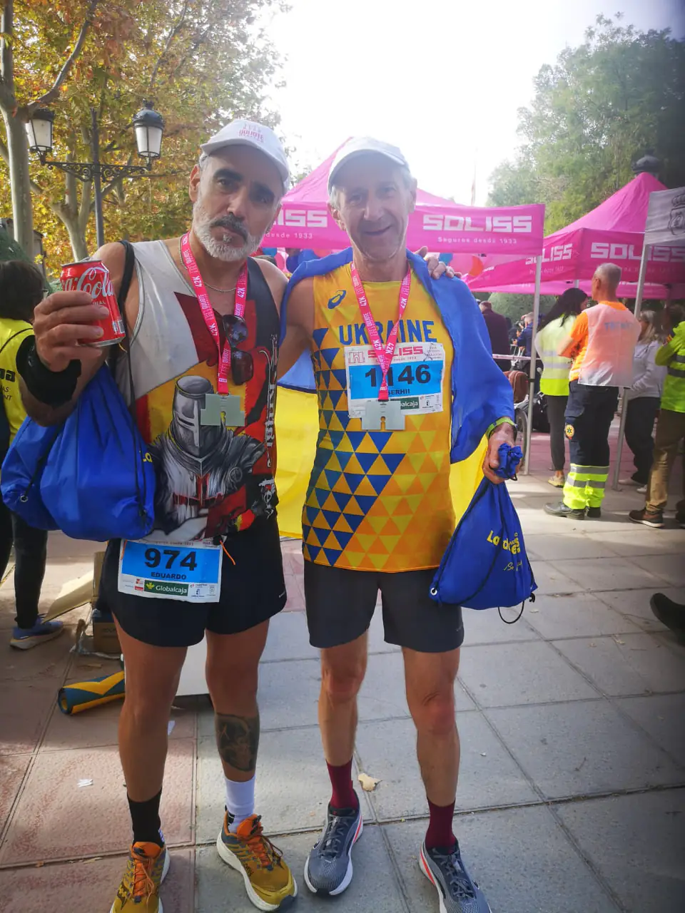 Сергій Панченко пробіг марафон в Іспанії