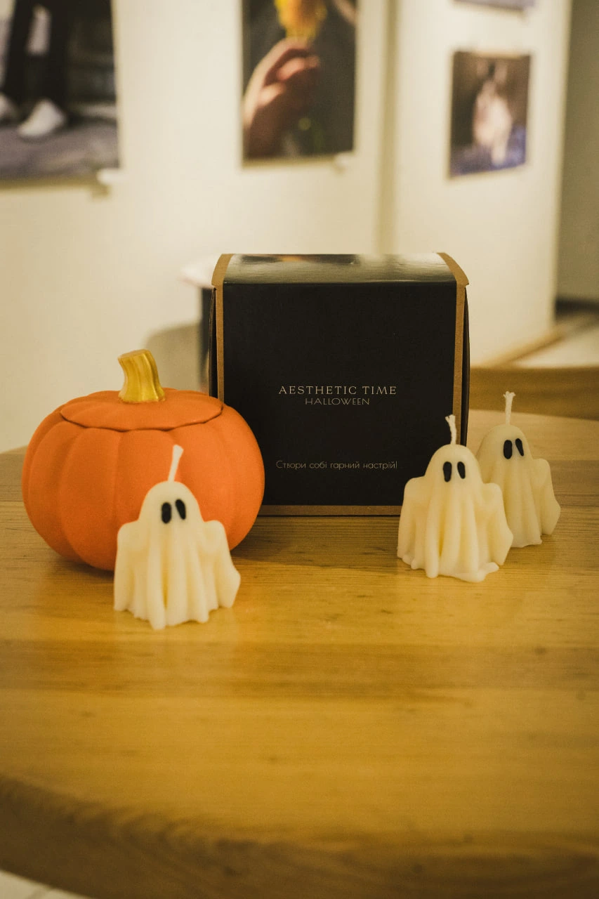 svichky vid sumskoho vyrobnyka 2 Свічки у формі привидів від сумської майстрині