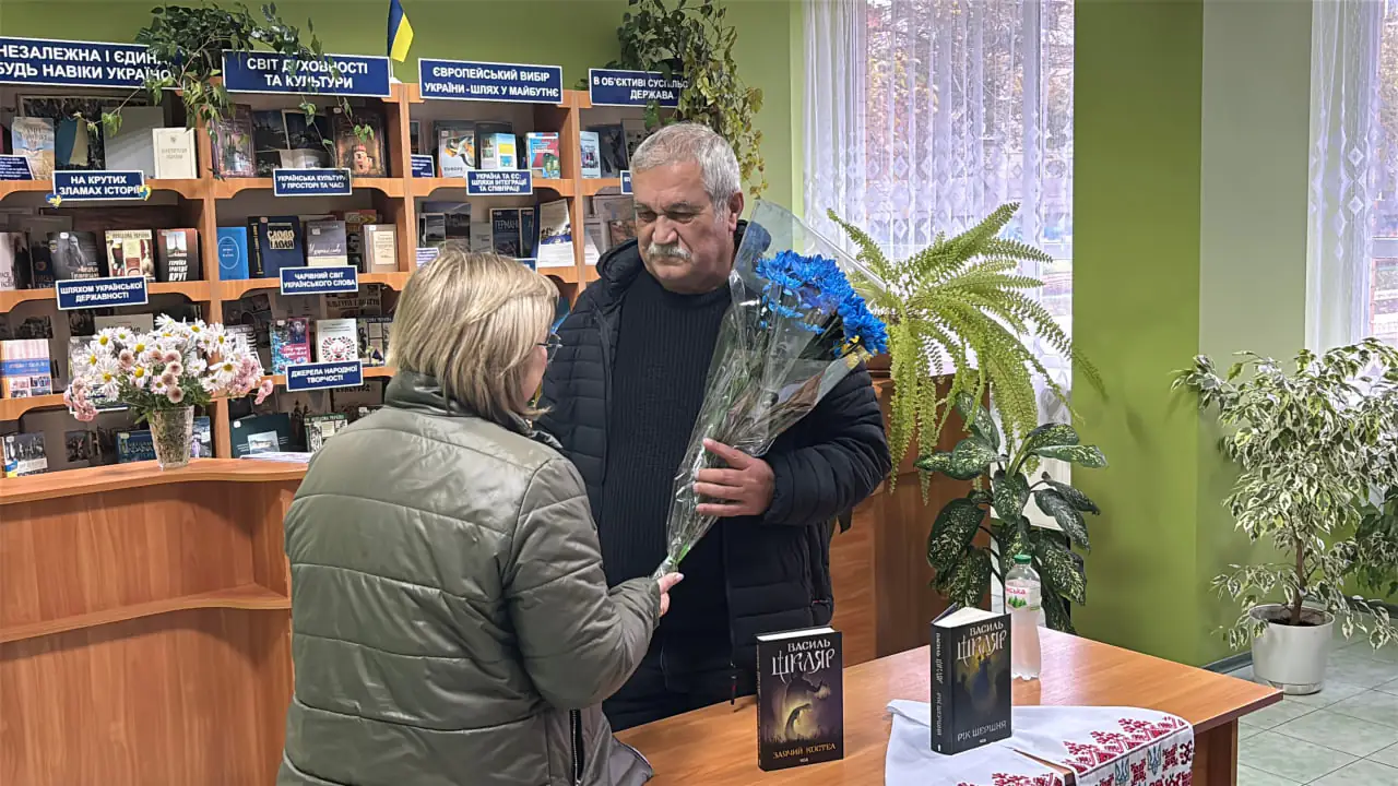 Василь Шкляр на Роменщині