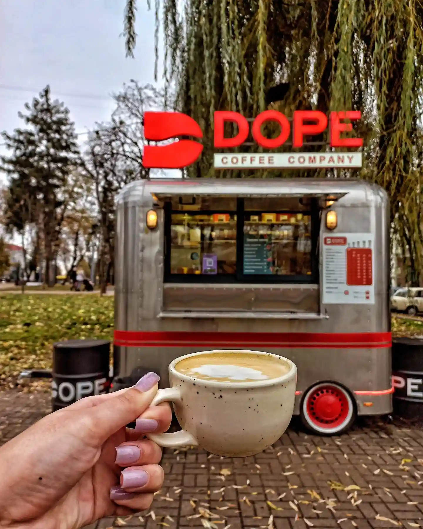 vypyty kavu sumy Невеликий вагончик, де продають каву в Сумах