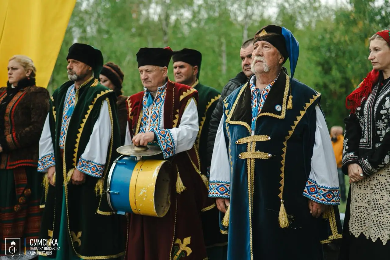 козацький хор на ярмарку ветеранських бізнесів Сумщини