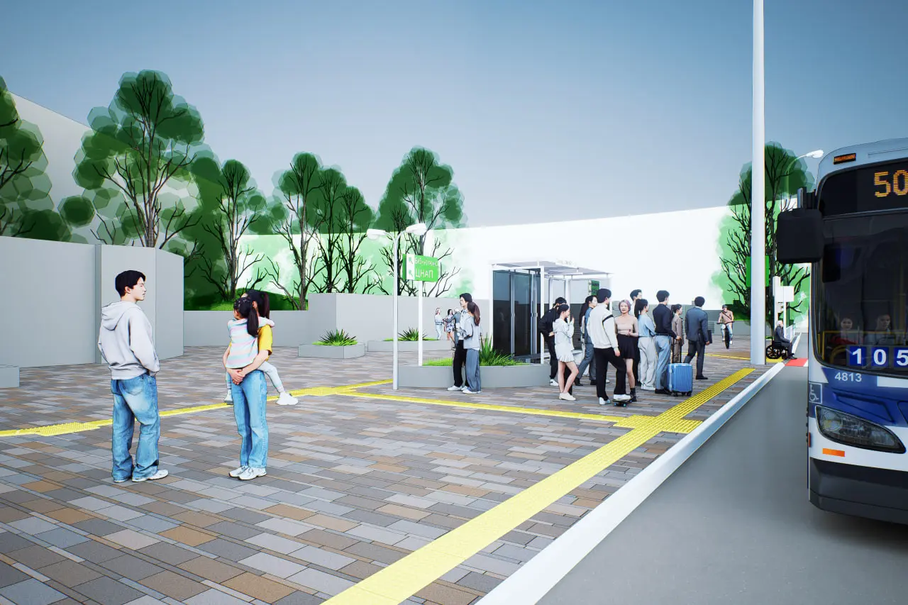 zupinka зупинка на вулиці Британська