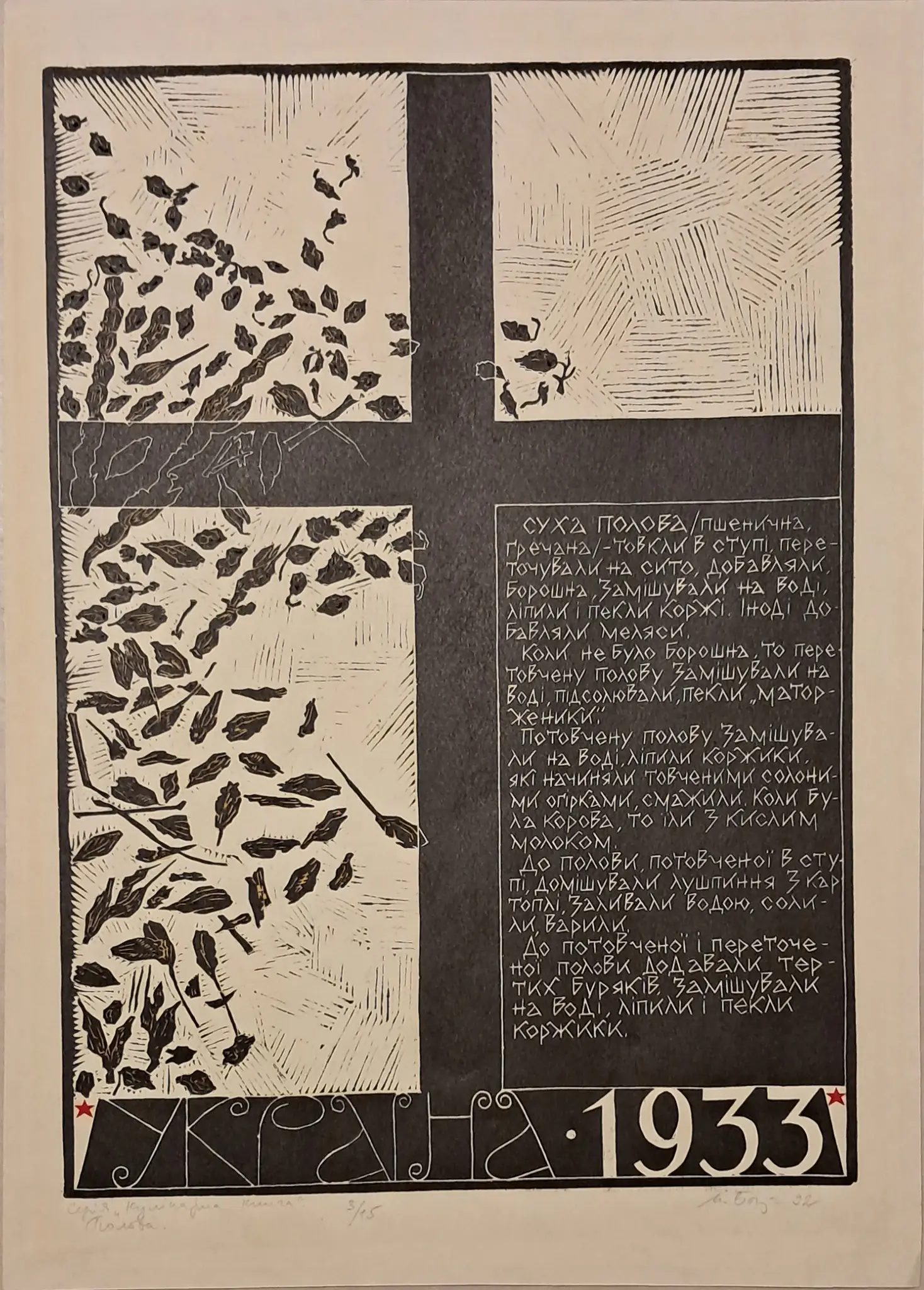 Hravyury Mykoly Bondarenka 8 Otsyfrovani tvory khudozhnyka Mykoly Bondarenka z kolektsiyi Muzeyu Holodomoru