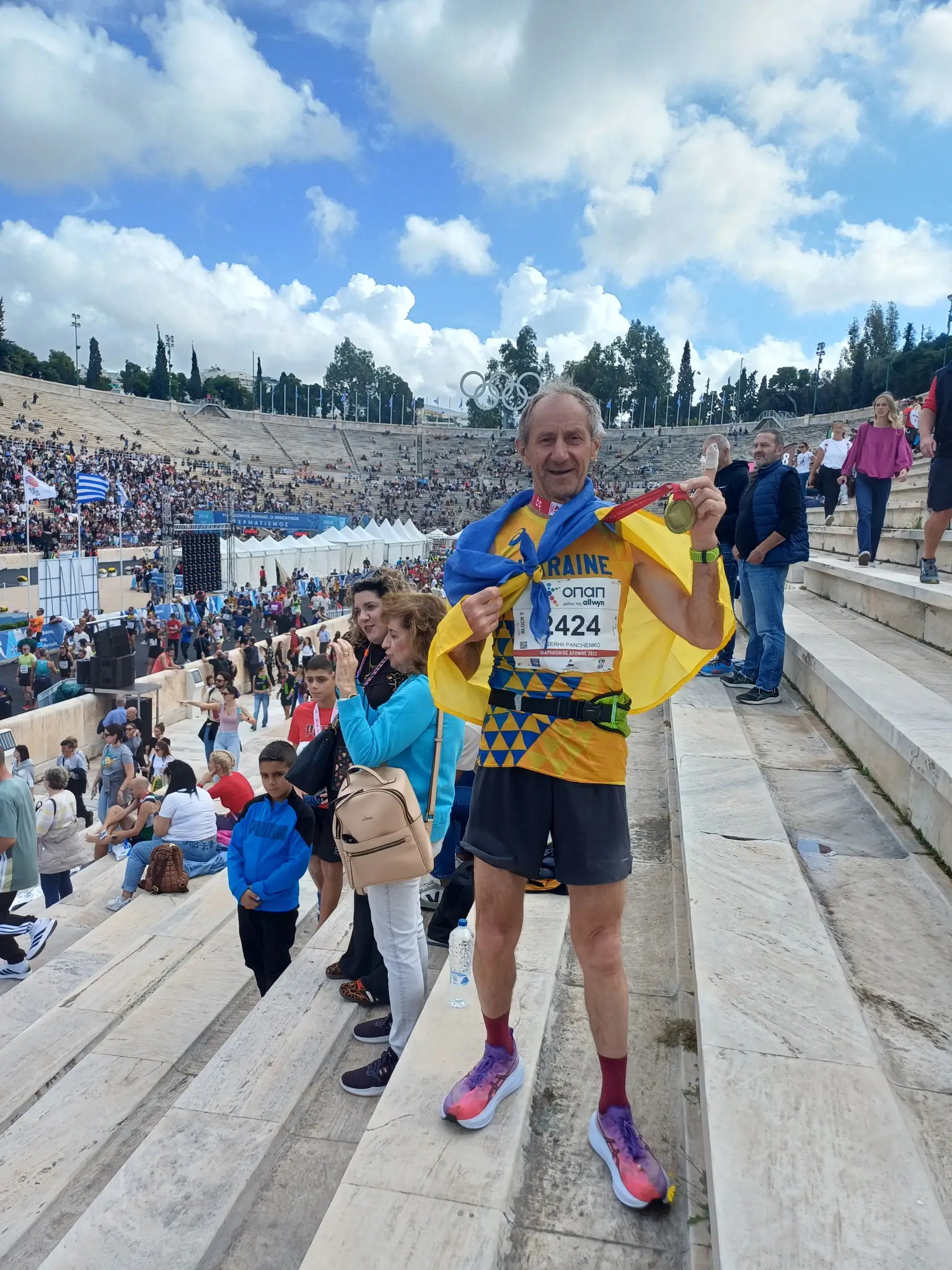 Сергій Панченко на грецькому стадіоні