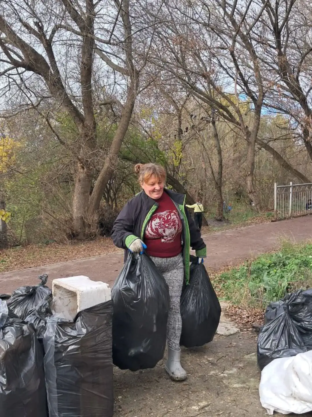 Учасниця екокросу в Сумах