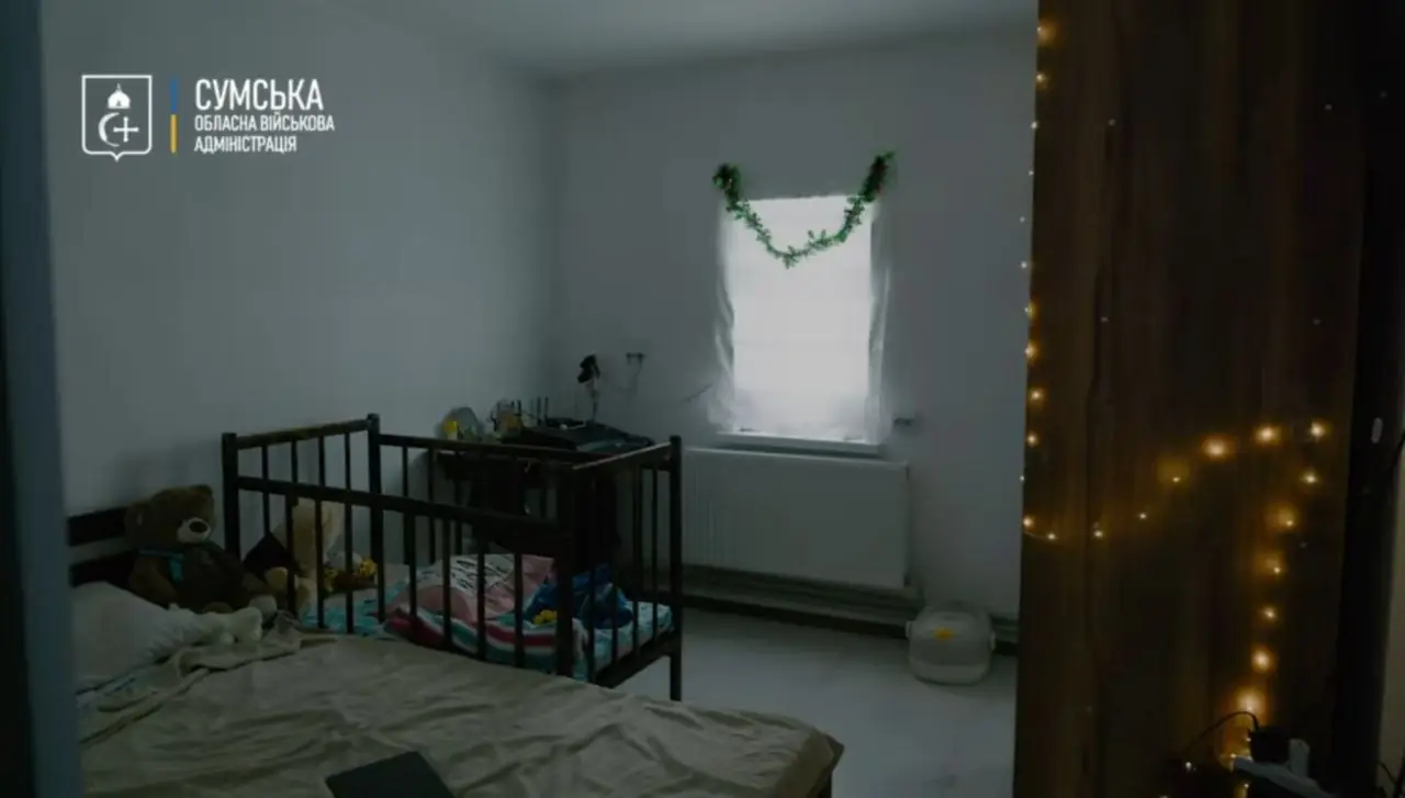 всередині будинку для ВПО на Сумщині