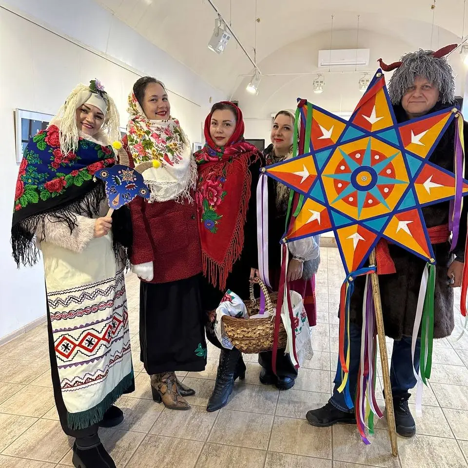 Колядники під час різдвяної ходи