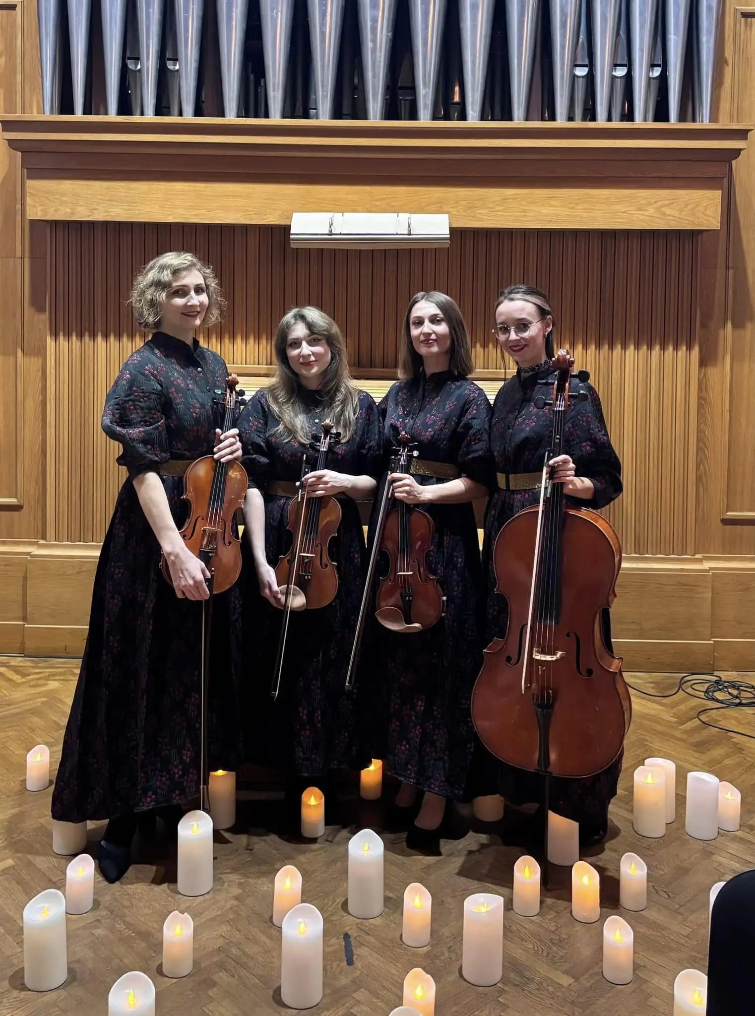 Музикантки квартету Блек Ті в Сумах