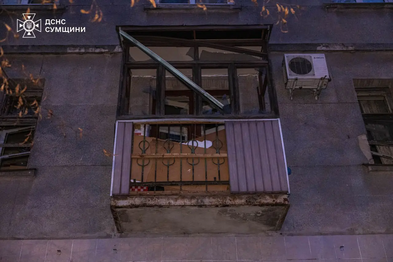 руйнування в Сумах